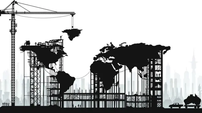 Ilustração do mapa múndi construído sobre um canteirocrb x grêmio palpiteobras