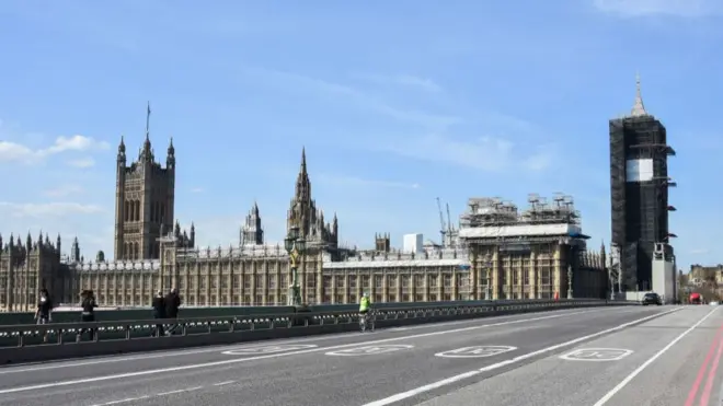 Calle desierta de Londres