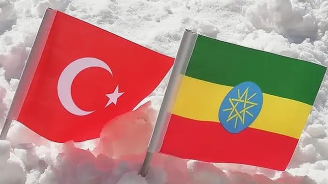 የቱርክና የኢትዮጵያ ሰንደቅ አላማ
