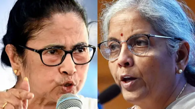 ममता बनर्जी और निर्मला सीतारमण