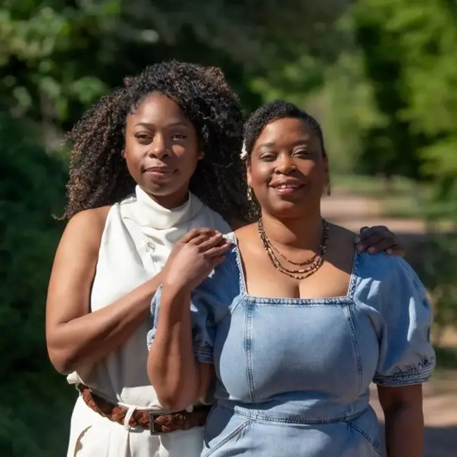 Twins Michelle and Lavinia Osbourne