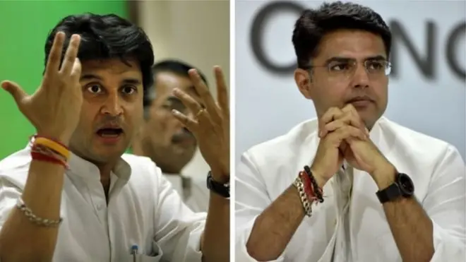 జ్యోతిరాదిత్య సింథియా, సచిన్ పైలట్