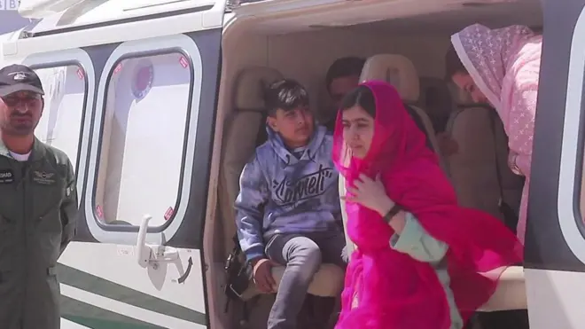 ملالہ کی سوات آمد