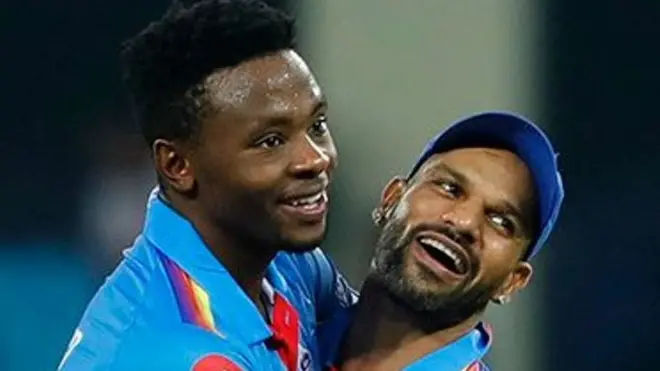 रबाडा और धवन