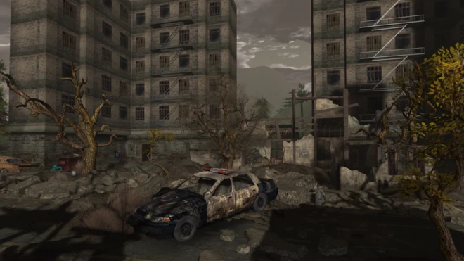 Gambaran dunia pascakiamat dalam video game.