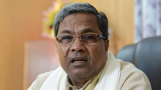 कर्नाटकचे मुख्यमंत्री सिद्धरामय्या