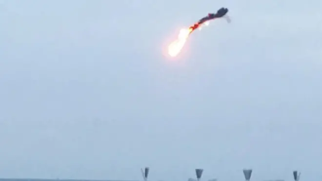 Bayraktar TB2 tipi SİHA'nın vurulduğu an