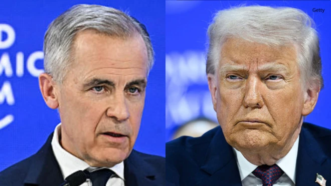 मार्क कार्नी और ट्रंप