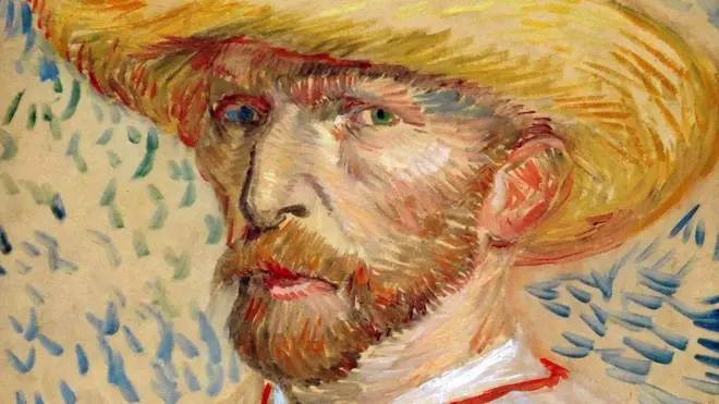 Autorretrato de Vincent van Gogh.
