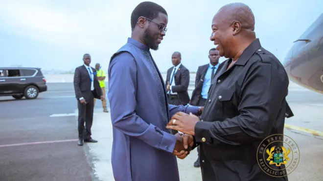 John Mahama and Faye 