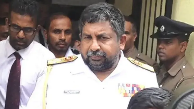 ආරක්ෂක මාණ්ඩලික ප්රධානී රවීන්ද්ර විජේගුණරත්න අධිකරණ භූමියේ