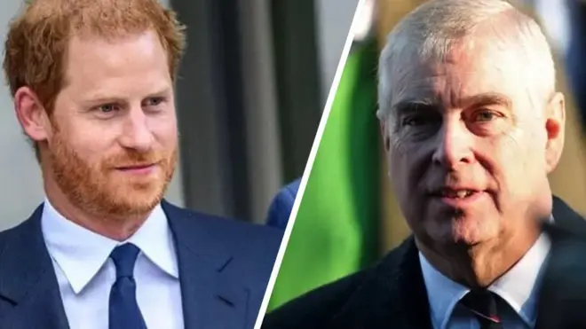 Принц Гарри и принц Эндрю