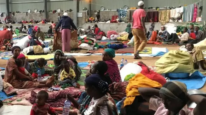 ካብ ከባቢ ዶብ ኦሮምያን ሶማሌ ኢትዮጵያን ዝተፈናቐሉ ዜጋታት (ቅድሚ ሓደ ወርሒ ዝተወሰደ ስእሊ)