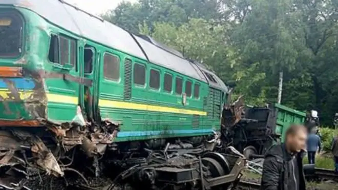 аварія потягів