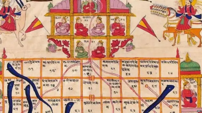 साप-शिडी या खेळामागे हिंदू मुलांना आपली संस्कृतीची शिकवण्याचा उद्देश होता, असं सांगितल्या जातं.