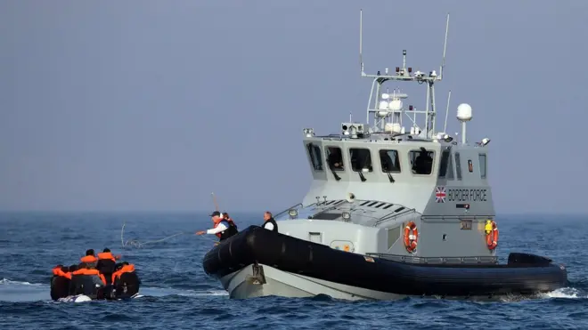 Hundreds of boats have been intercepted by Border Force in British waters