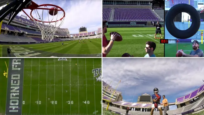 Todos los récords tuvieron como protagonista a una pelota de fútbol americano.