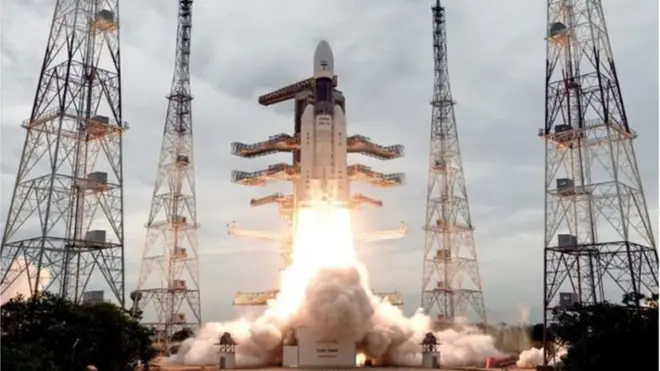 චන්ද්රයාන් - 2 සාර්ථකව මුදා හැරුණේ, තාක්ෂණික දෝෂයක් හේතුවෙන් එම යානය මුදා හැරීම අත්හිටුවා සතියකට පසුවය.