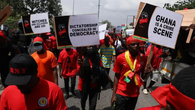 Ghana protest cost of living