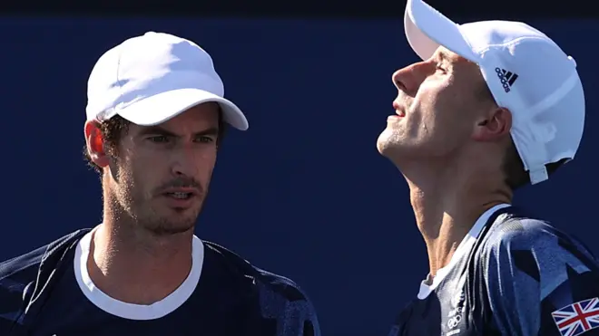 Andy Murray and Joe Salisbury discuss tactics