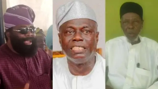 Aworan aṣoju awọn alasaro, Imaamu Agba ati Alhaji Raji Muniru