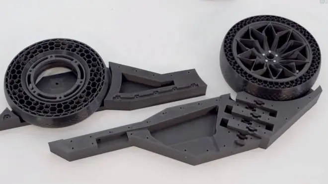 Мотоцикл, напечатанный на 3D-принтере