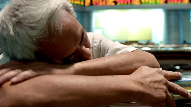 Уставший человек