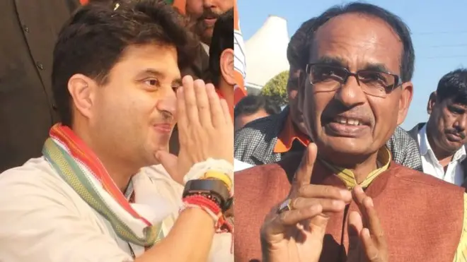 ज्योतिरादित्य सिंधिया, शिवराज सिंह चौहान