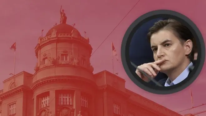 Ana Brnabić i zgrada Vlade