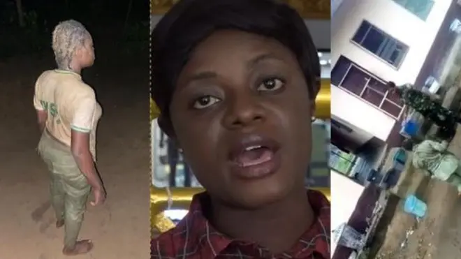 'Corper' Ifeyinwa Ezeiruka na Lt Chika Anele
