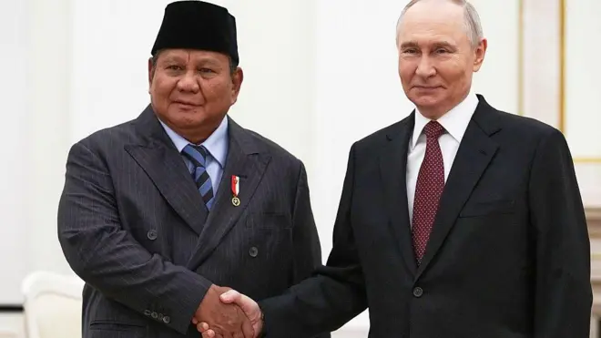 Prabowo, Putin