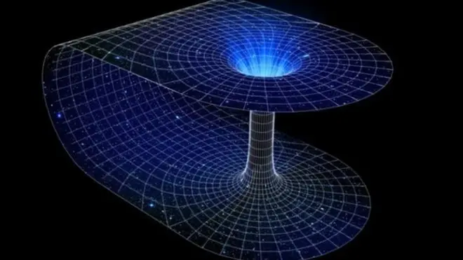 艺术构想图：虫洞可能是连接时空不同地方的捷径。
