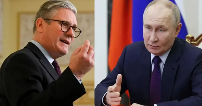 Starmer na Putin