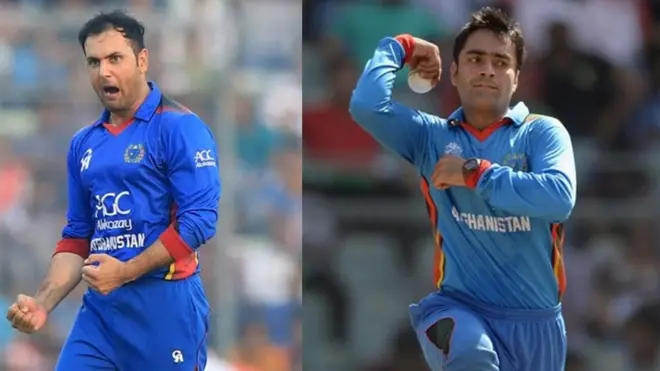 په نننۍ لوبه کې د افغانستان دواړه لوبغاړي محمد نبي او راشد خان لوبېږي.