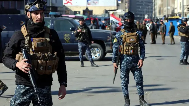 أفراد قوات الأمن انتشروا في المكان.
