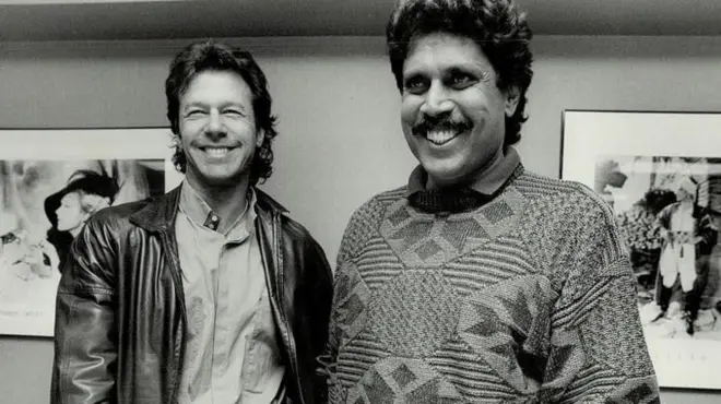 ఇమ్రాన్ ఖాన్‌తో కపిల్ దేవ్