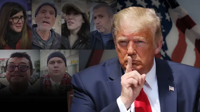 特朗普於2025月1月20日第二度就職美國總統，各國民眾對此反應不一。