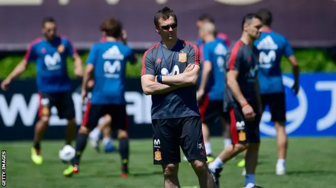 Lopetegui was named Spain boss in 2016 and was unbeaten during his time in charge