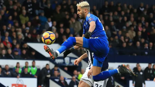 رياض محرز سجل هدفا وصنع آخر لفريقه