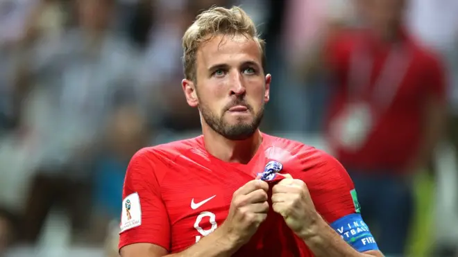 Harry Kane mencetak enam gol di Piala Dunia 2018 di Rusia.