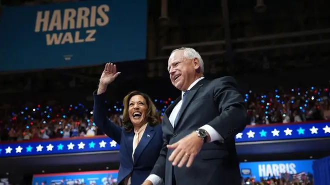 Au début du mois d'août, Tim Walz a été choisi comme candidat à la vice-présidence sur le ticket démocrate mené par Kamala Harris.