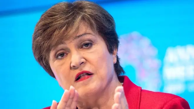 आईएमएफ़ की प्रबंध निदेशक क्रिस्टलीना जॉर्जिवा