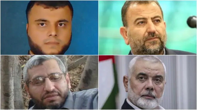 ኢብራሒም ባያሪ፣ ሳሊህ አልአሩሪ፣ መሐመድ ዴይፍ እና ኢስማኤል ሃኒያ