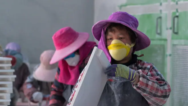 중국 여성 노동자