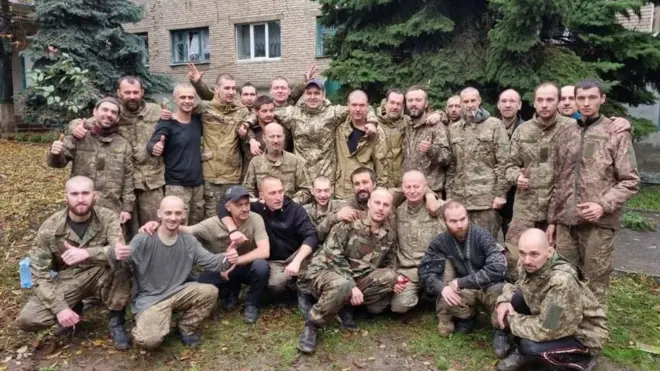 Звільнені українські військові