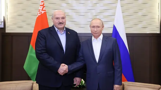 Лукашенко и Путин
