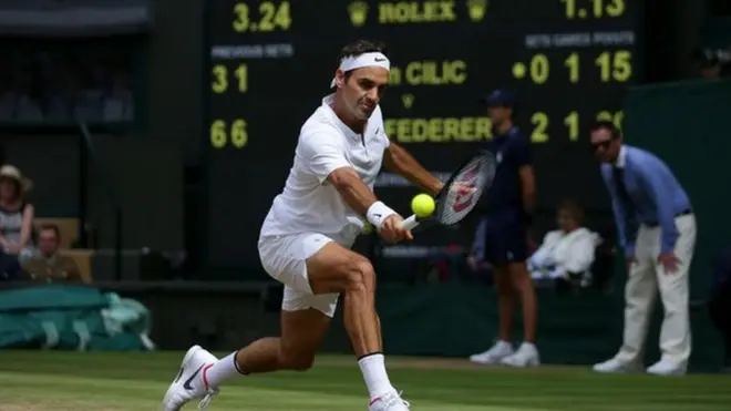 Roger Federer at Wimbledon