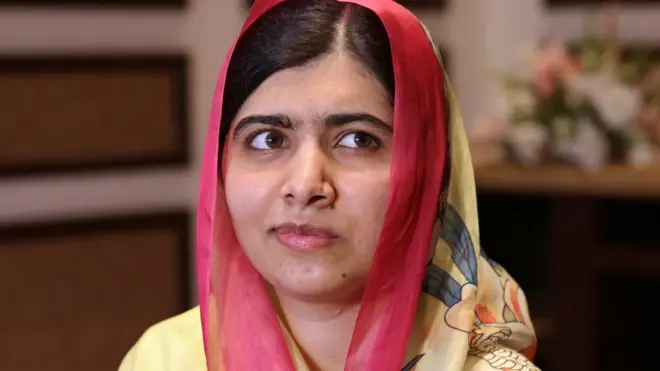 Malala Yousafzai pauses during an interview with Reuters at a local hotel in Islamabad, Pakistan, March 30, 2018.