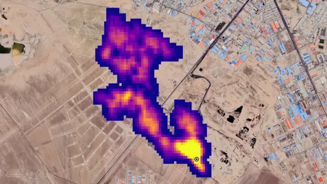 عکس ماهواره ای از تهران