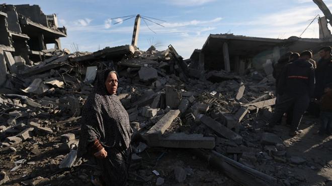 destruição em Gaza